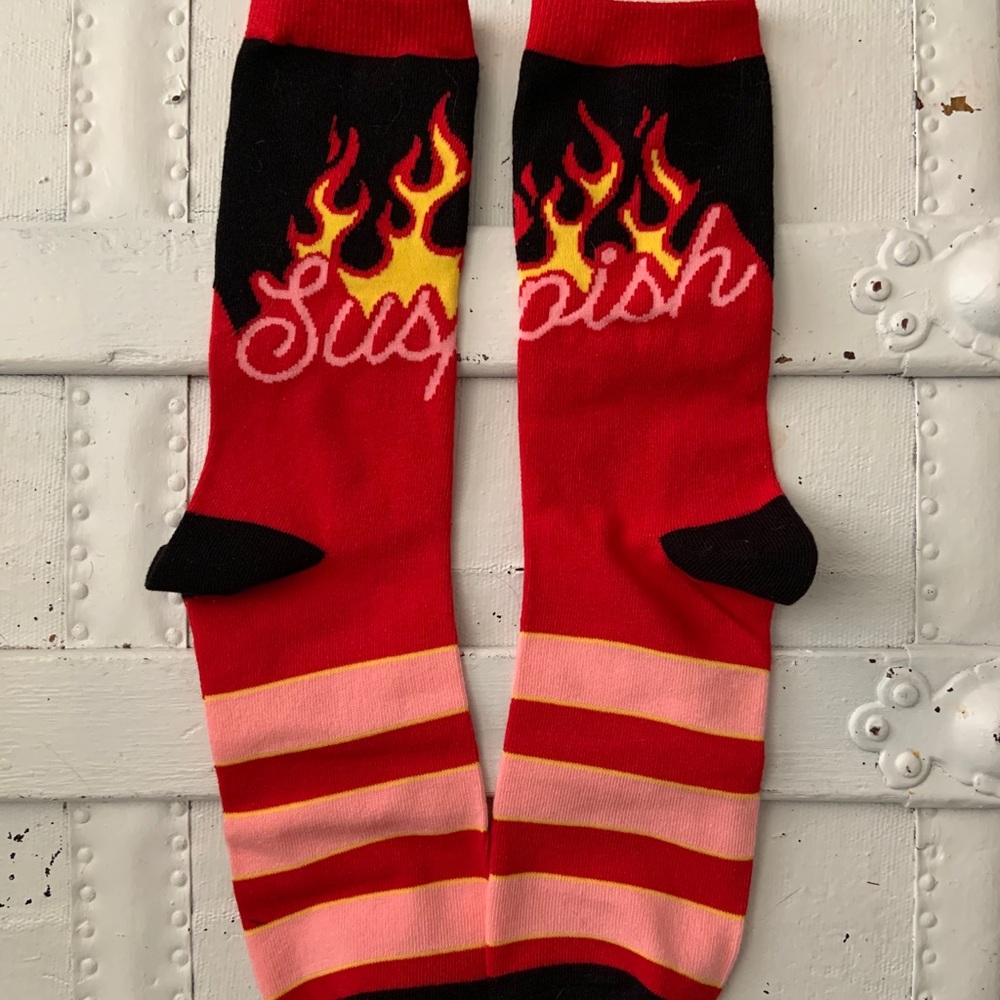 Bailey Sarian YouTube Merch “Suspish” socks